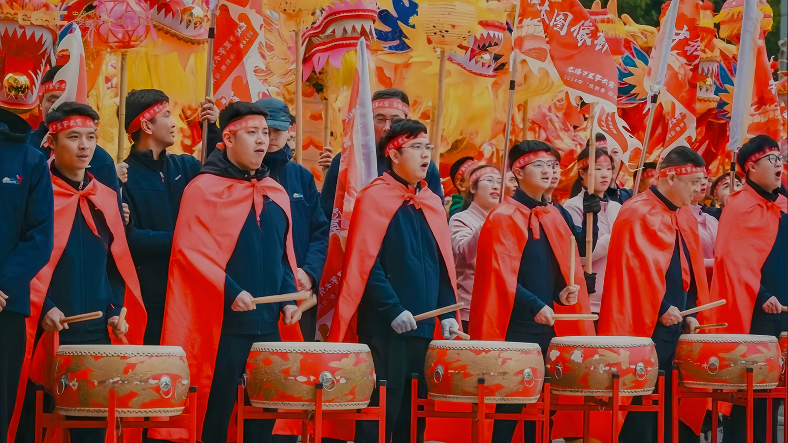 大型中国鼓团建活动